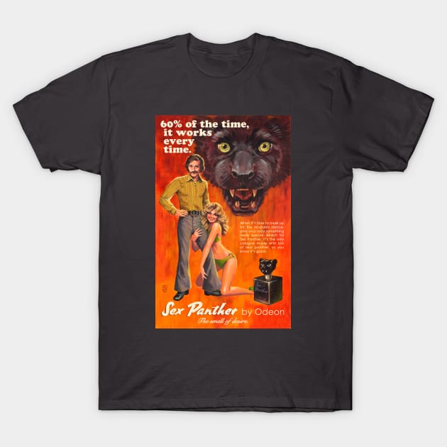 Sex Panther by Odeon T-Shirt by sandradeillustration